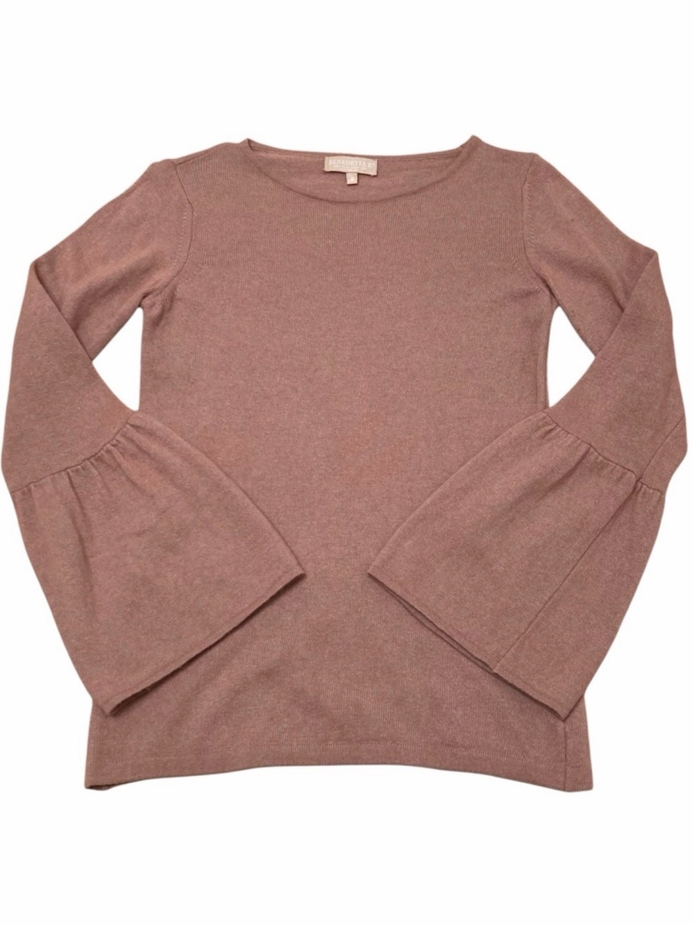 Benedetta B Merino Wool Cashmere Blend Sweater Bell Sleeve Italy Women’s Small